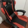 Silla Gamer Vonne SV-G0 Rojo y Negro Cuerina - Imagen 4