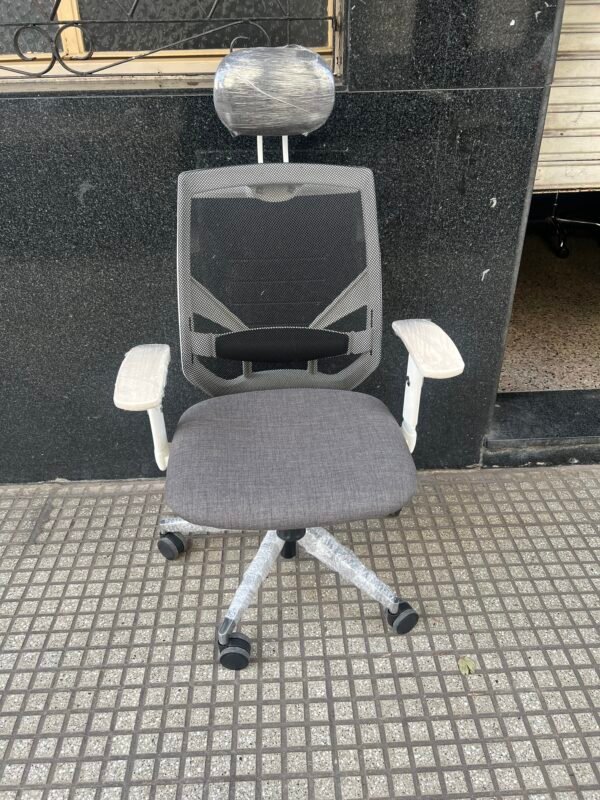 Silla X5 Archivos Activos Blanca y Gris Marathon