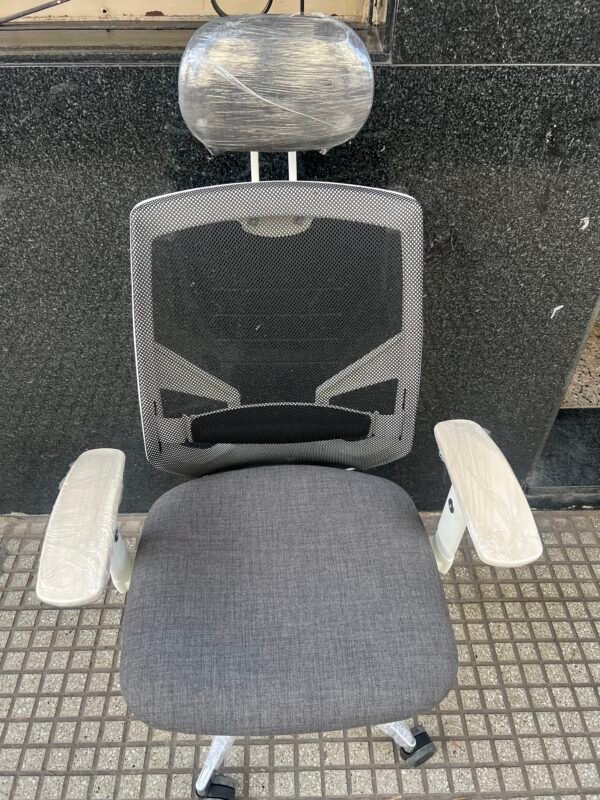 Silla X5 Archivos Activos Blanca y Gris Marathon - Imagen 3