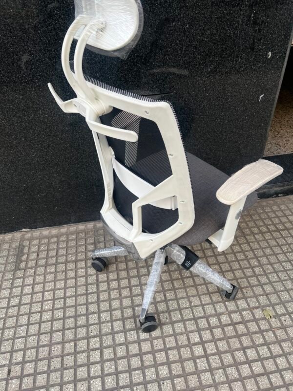 Silla X5 Archivos Activos Blanca y Gris Marathon - Imagen 4
