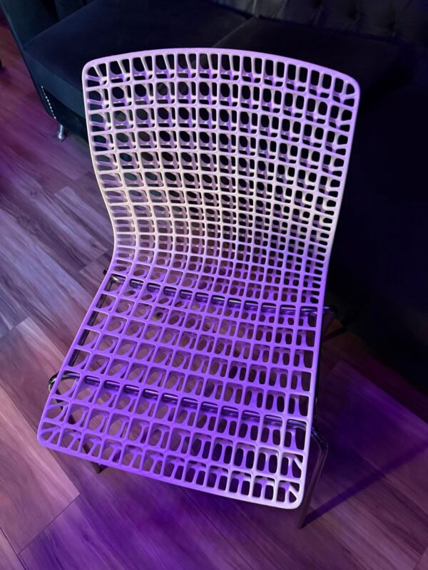 Silla Jardin Balcon Interior/Exterior Acero y PVC Doble - Imagen 4