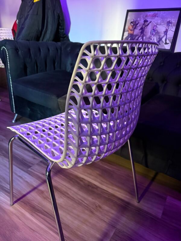 Silla Jardin Balcon Interior/Exterior Acero y PVC Doble - Imagen 2