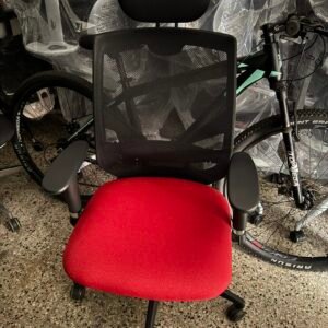 Silla X5 Archivos Activos Negra y Roja